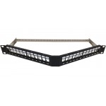 DINTEK 1U UTP Angled Unloaded Patch Panel DINTEK 1U UTP Angled Unloaded Patch Panel
