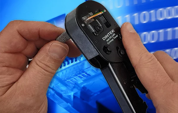 Use DINTEK's RJ45 plugs to get connected!