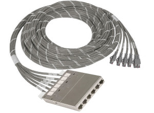 DINTEK 15mtr Cat.6A S/FTP RJ45 - Cassette Pre-terminated Cable