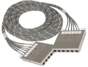 DINTEK 20mtr Cat.6A S/FTP Cassette Pre-terminated Cable