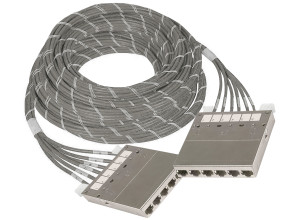 DINTEK 30mtr Cat.6A S/FTP Cassette Pre-terminated Cable