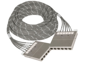 DINTEK 40mtr Cat.6A S/FTP Cassette Pre-terminated Cable