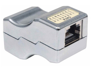 DINTEK Cat 6 RJ45 FTP Staggered Inline Coupler