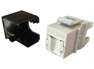 PowerMAX+ Cat.6A Shuttered Vertical F Type ezi-JACK