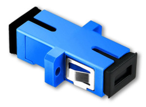 OS2 Simplex SC UPC Adapter - Unshuttered With Flange