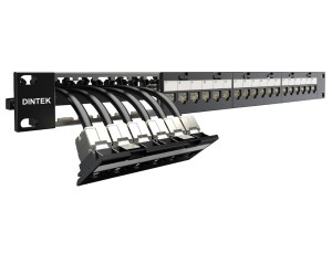 DINTEK MODulate 24 Port Front Loading FTP/UTP Patch Panel
