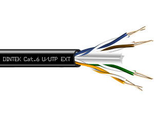 PowerMAX 4P Cat.6 U/UTP 23AWG PE Cable - Black