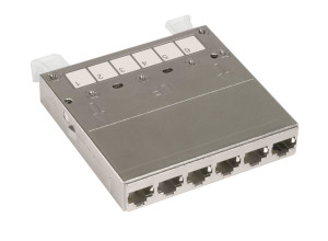 ezi-PANEL Cat.6A RJ45 Shielded Cassette - Component Level