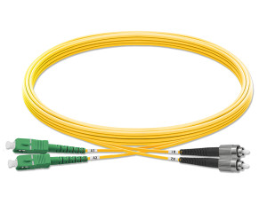 Light-LINKS FC/SC Duplex OS2 Patch Cords - APC